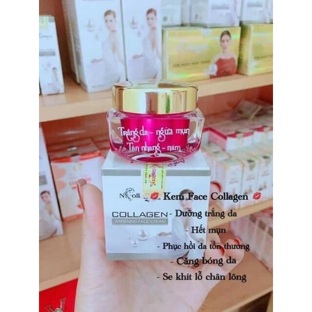 Kem Face  tím Ncolagen