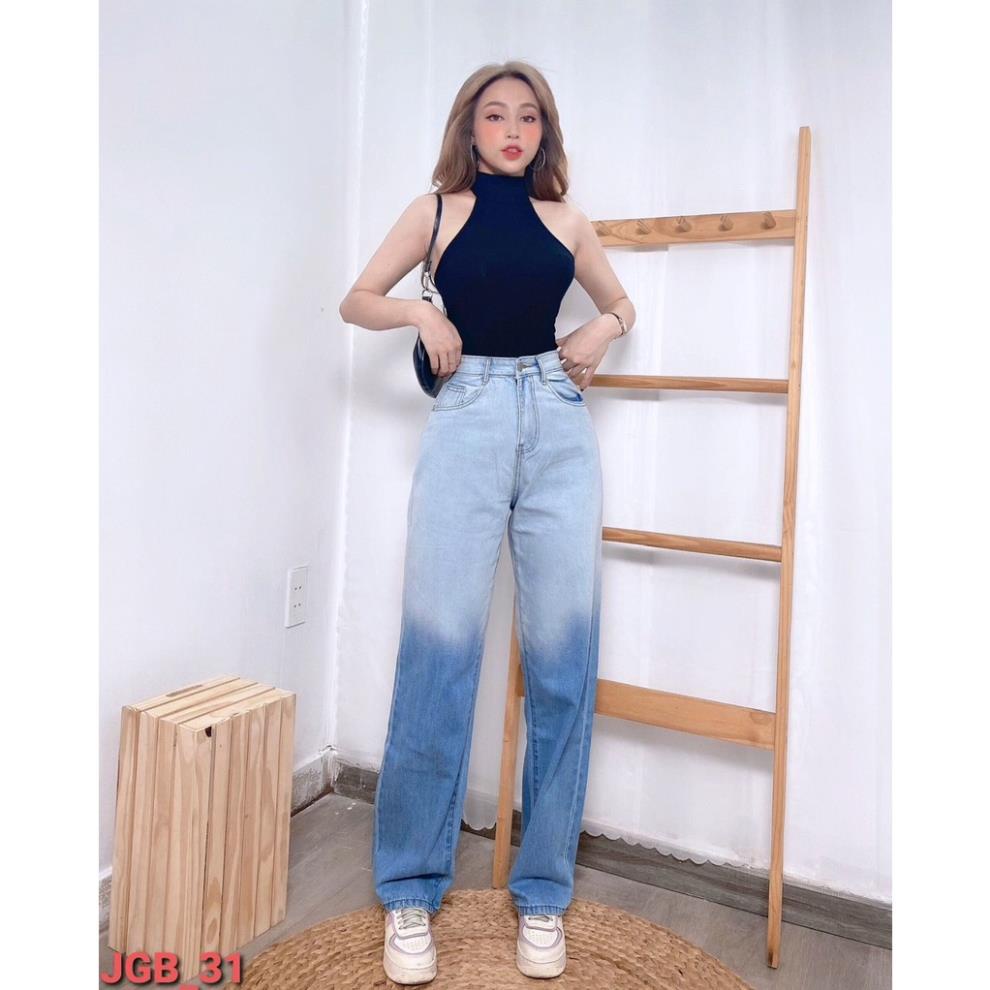 Quần Baggy Loang Màu Có Trơn Rách Dành Cho Nữ Unisex JEAGOVN