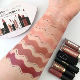 Set son Sephora Give me some nude lip