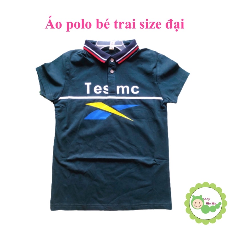 {20-30kg} Áo phông có cổ, áo polo bé trai size đại - M351 (Mẫu form ngang vừa)