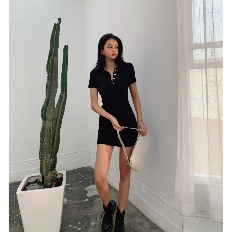 Váy polo nữ Havana Dress VPL001 có cổ, vải co giãn thoáng mát - Uni By Heart | BigBuy360 - bigbuy360.vn