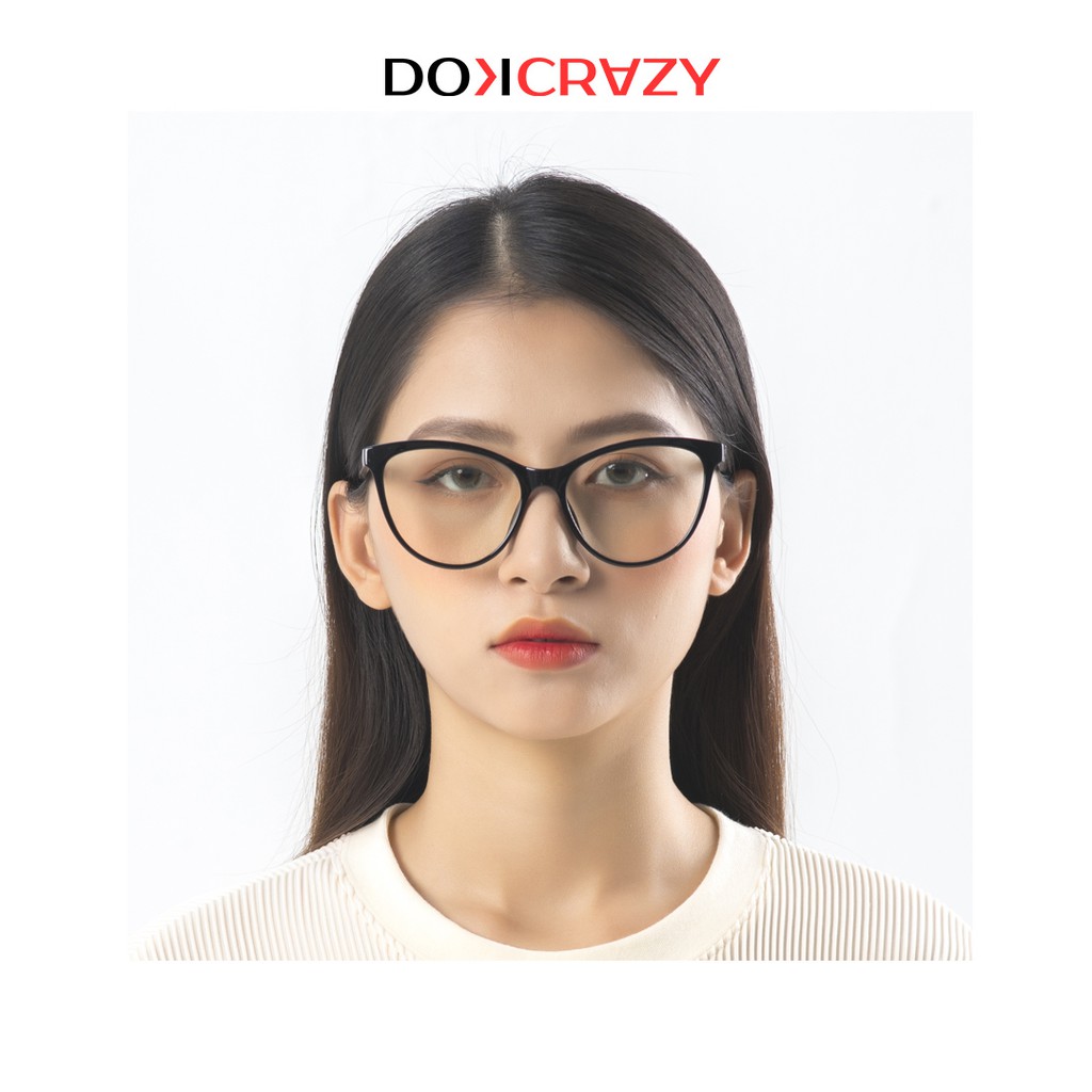 Gọng kính mắt mèo cao cấp CHEZZY local brand DOKCRAZY mắt giả cận không độ thời trang nữ style retro hot trend Hàn Quốc | BigBuy360 - bigbuy360.vn
