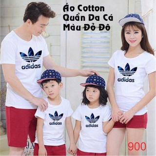 Áo thun gia đình 3 4 5 người đi biển chất cotton đủ size - ADAS