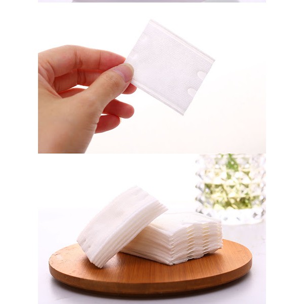 Combo 5 Bịch Bông Tẩy Trang 3 Lớp Cotton Pads [Túi 222 Miếng] FM - NEDEVI Chính Hãng