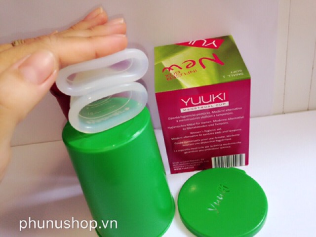 Cốc nguyệt san Yuuki của Séc chính hãng (Kèm cốc tiệt trùng, tặng gel rửa cốc)