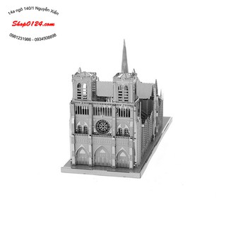 Mô hình thép 3D tự ráp nhà thờ Paris MS
