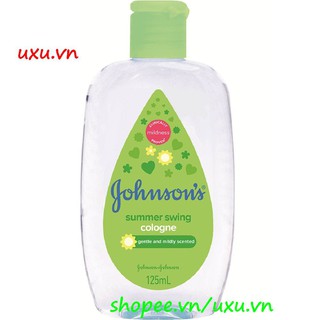 Nước hoa em bé 125ml johnsons summer swing baby cologne, với uxu.vn tất cả là chính hãng.