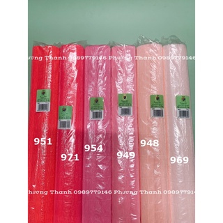Giấy nhún ý,cuộn 50x250cm, đl 140g, tông hồng