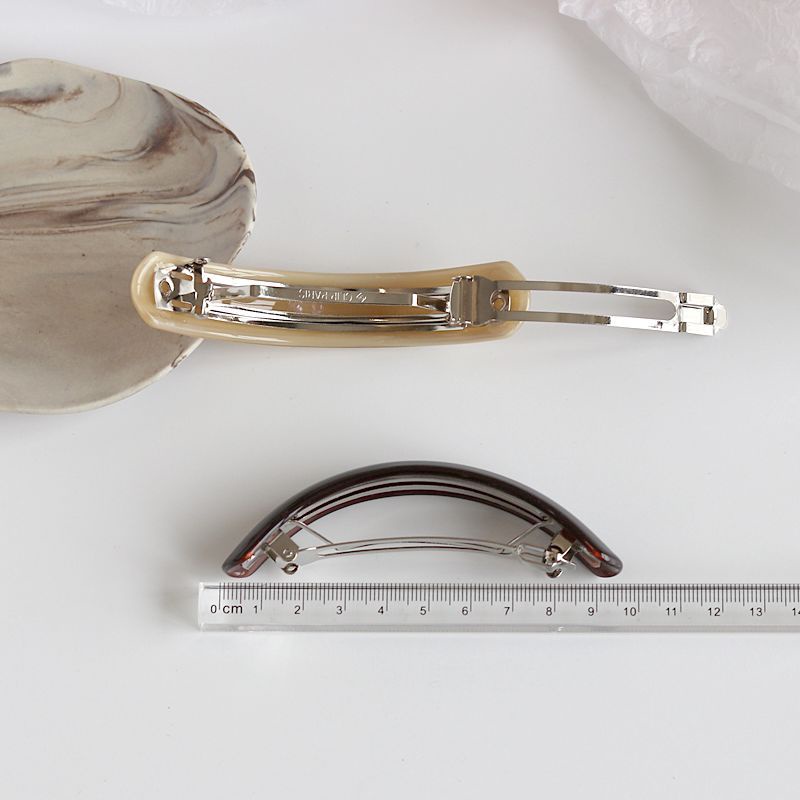 Kẹp Tóc Màu Xanh Lá / Đen Phong Cách Retro Thanh Lịch Cho Nữ