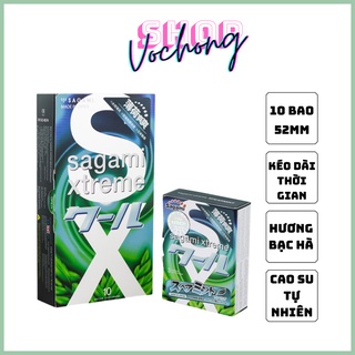 Bao Cao Su Sagami Hương Bạc Hà - Hộp 10 Cái