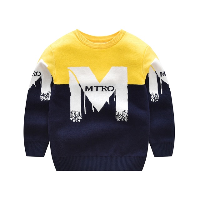 Áo len bé trai 2 lớp