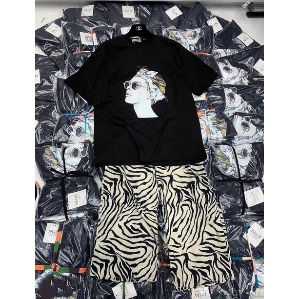 (Hình thật) Set Đồ bộ Pijama - Bộ lụa latin mặc nhà cổ tròn quần dài mát