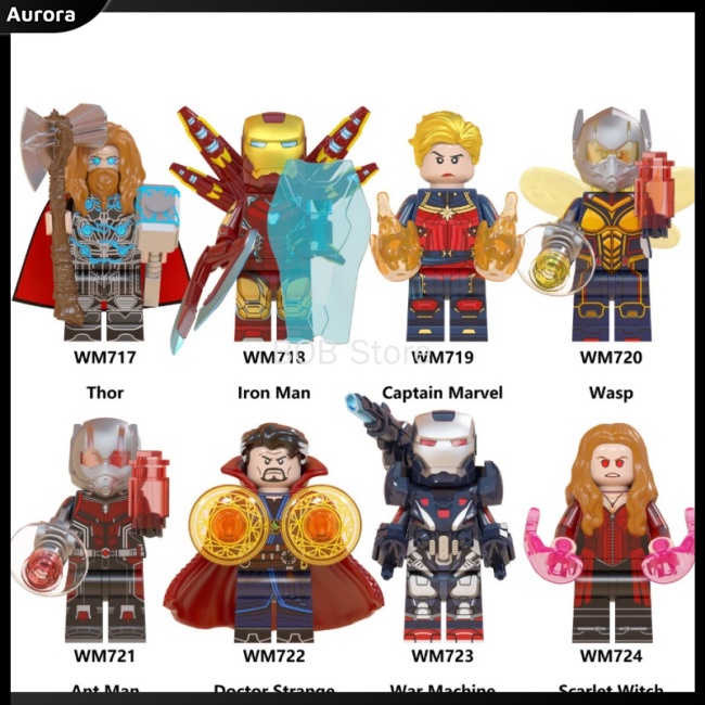 Mô Hình Lego Nhân Vật Siêu Anh Hùng Marvel