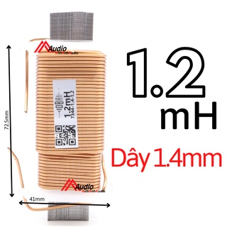 Cuộn cảm 1.2 mh dây đồng 1.4 mm , giá 01 cái