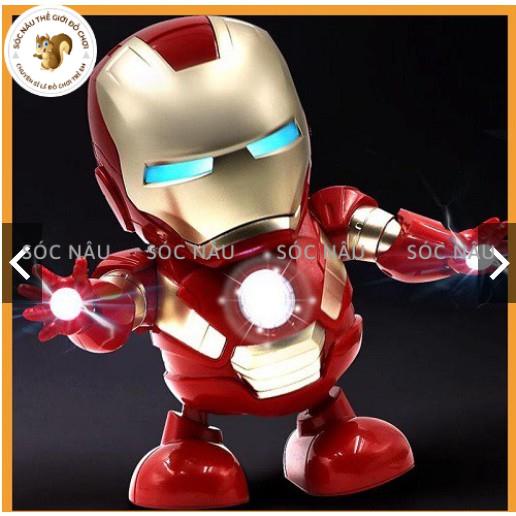 Iron Man Hero Đồ chơi Robot nhảy múa theo nhạc cực kỳ vui nhộn cho các bé