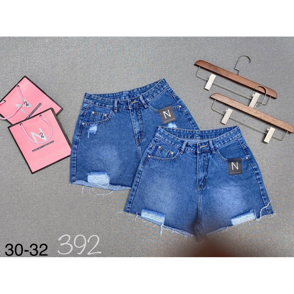 Quần Sọt Jean Nữ Rách Kiểu Có Size Lớn