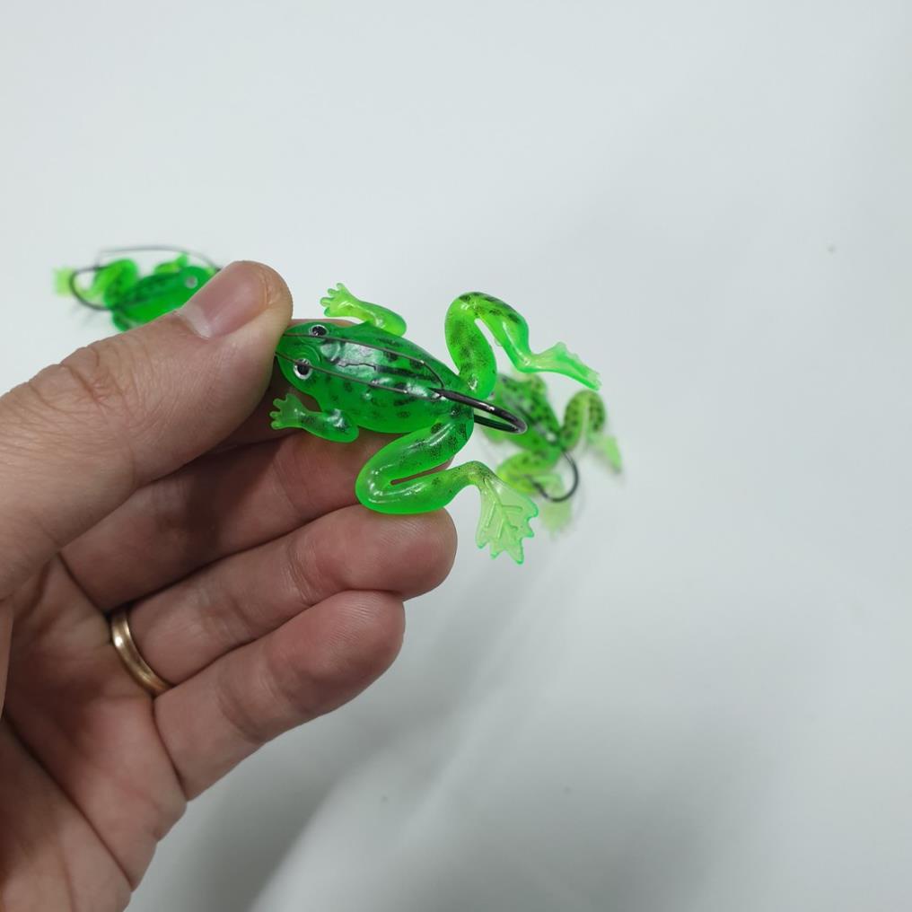 Mồi câu lure nhái silicon có lưỡi chống vướng câu cá siêu nhậy MOI-2 - Shop Đồ câu phía bắc - shop Đồ câu phía bắc