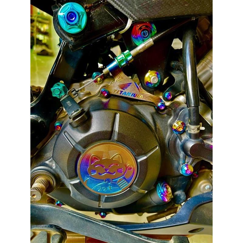 Tem Titan mèo neko size đại dán lốc máy Winner Sonic