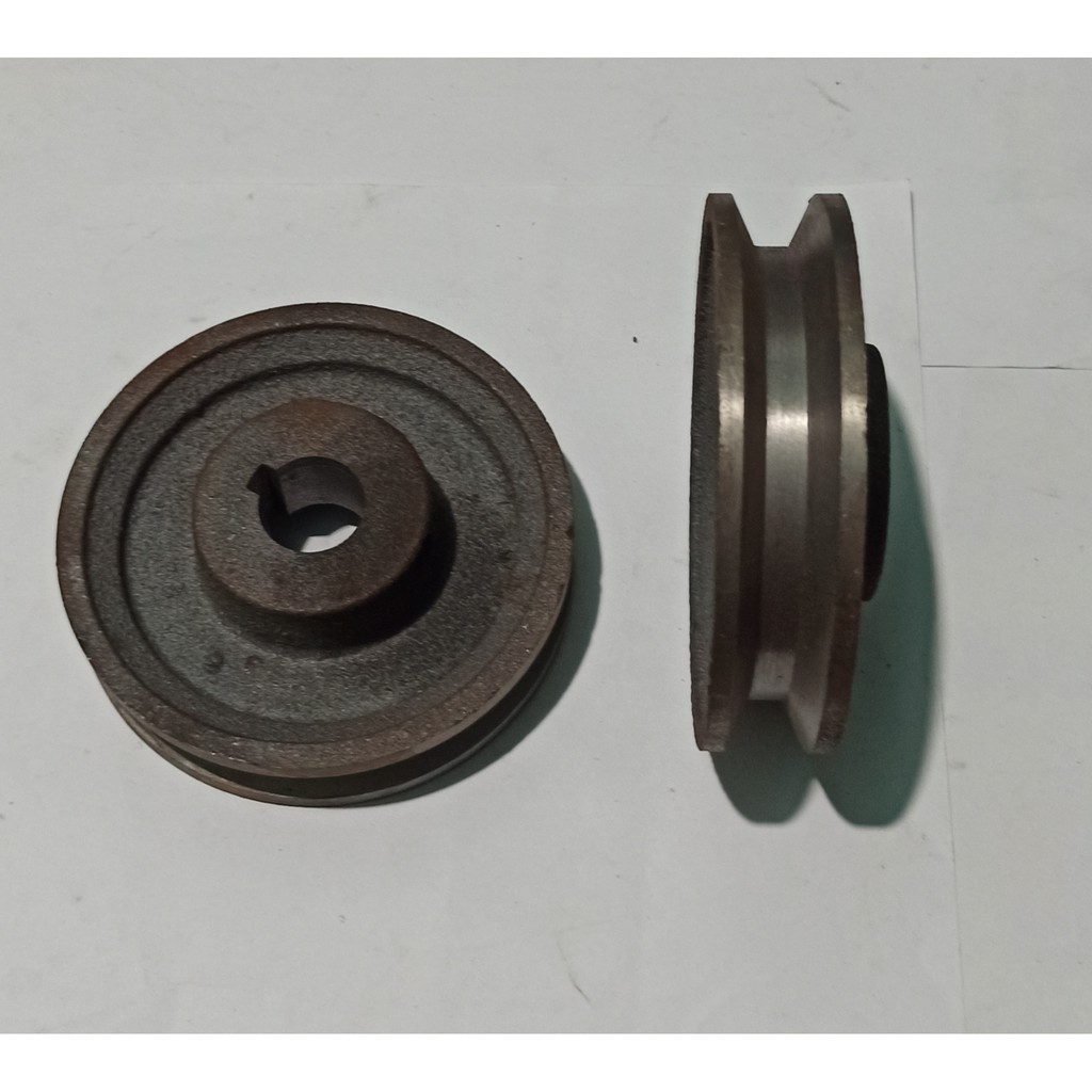 BULY GAN 10CM 1 RẢNH , 100MM BẢNG A B ( PULLEY ) PULY KÉO TẢI