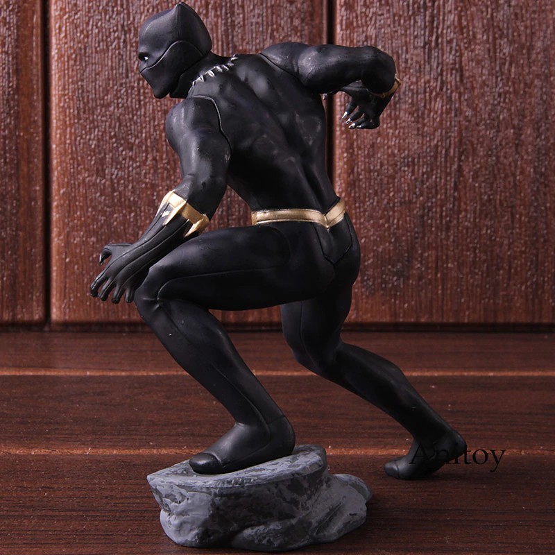 Mô hình hoạt hình nhân vật Black Panther tỉ lệ 1 / 10 bằng PVC