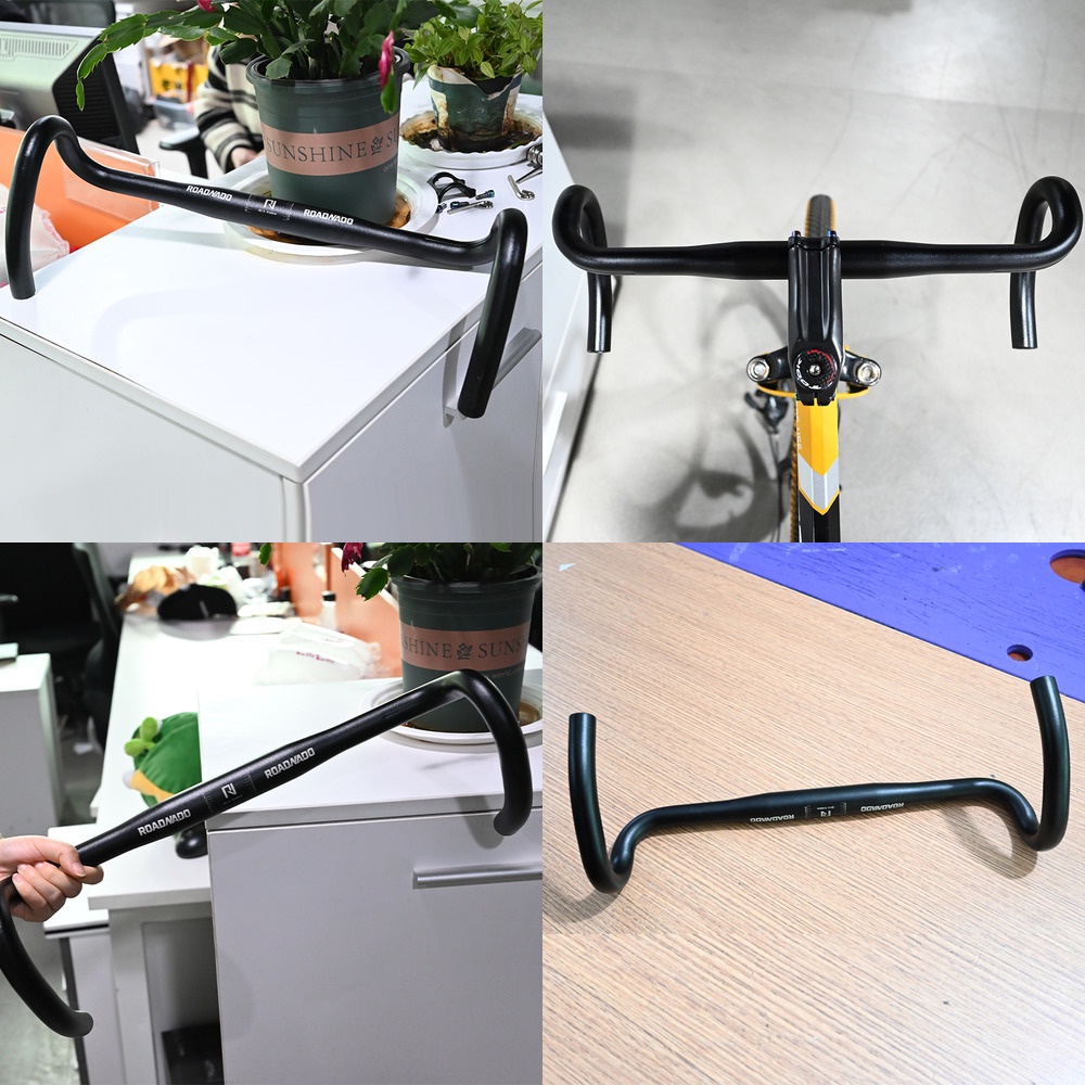 Ghi đông nhôm xe đạp road Tay Lái Xe Đạp Leo Núi Bằng Hợp Kim Nhôm Siêu Nhẹ 31.8*400/420mm Nhôm xe đạp xử lý  Tay cầm nhôm 31,8mm