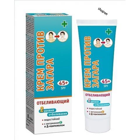 Kem chống nắng KPEM-aKTNB lên tone da với chỉ số SPF45 cho da khô [ cam kết chuẩn hàng của Nga]