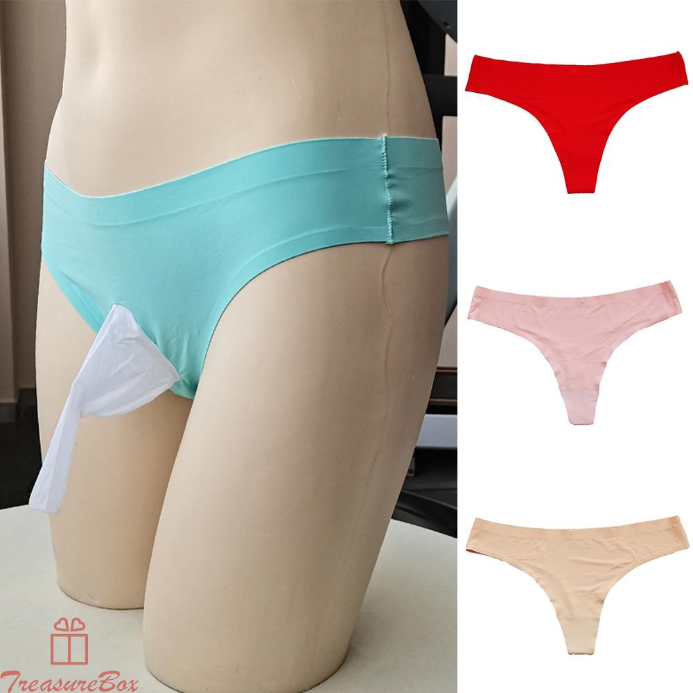 Underwear G String Ice Silk Low Waist Sheer Thongs 60-82cm/ 23.6-32.3 Inch