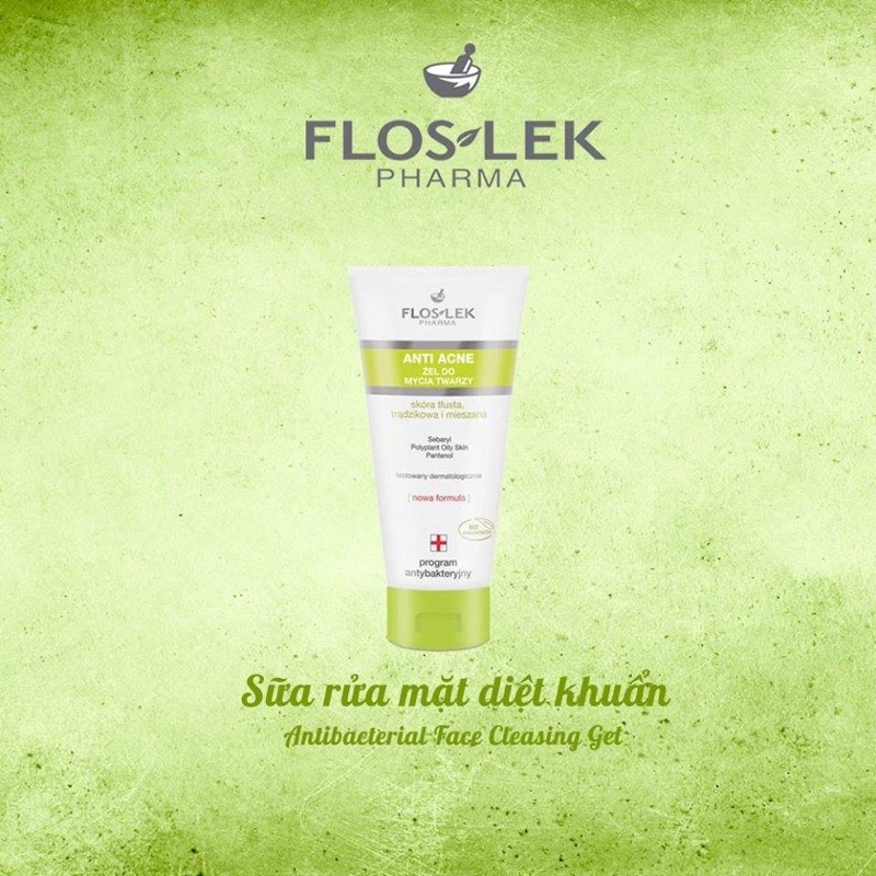 Sữa Rửa Mặt Floslek/ Kem Dưỡng Floslek