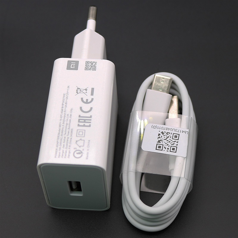 Củ Sạc Nhanh 100% Chính Hãng xiaomi Mi9 SE 27W QC3.0 100cm USB 3.1 MI 9 SE 8 6 mix 2 2S 3