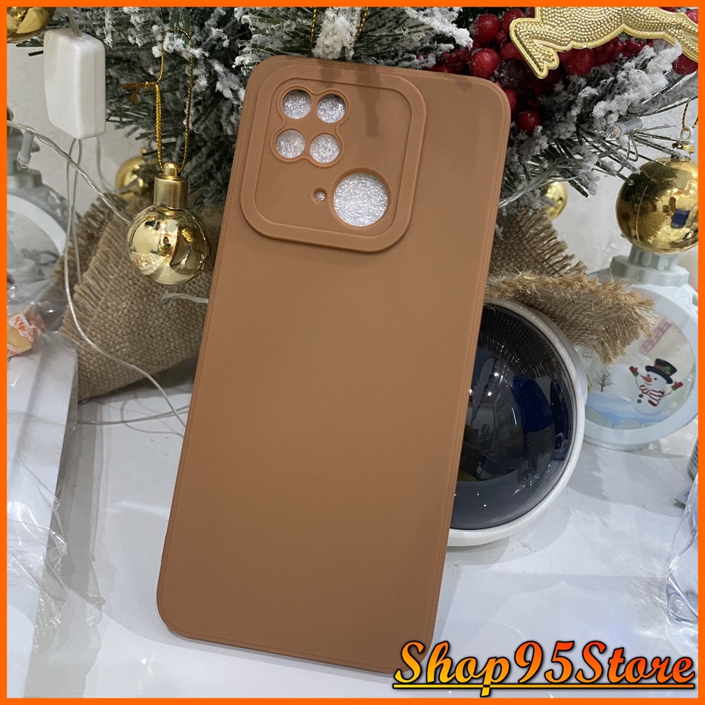 Note 12 4G Ốp lưng Redmi Note 12 4G 10C K50 K50 pro Poco C40 dẻo màu có bảo vệ camera mềm mịn