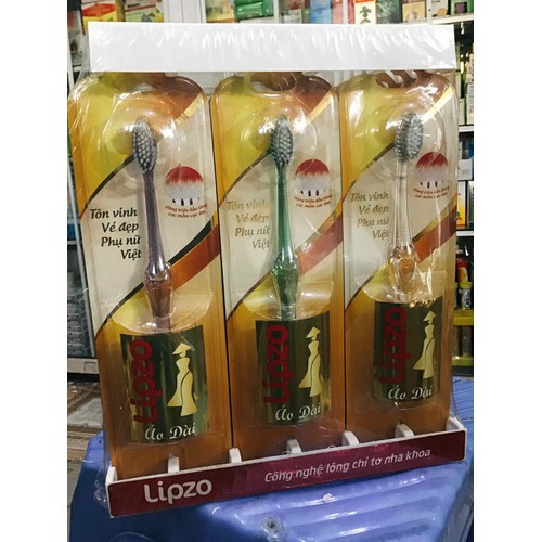 Bàn chải đánh răng Lipzo Áo dài