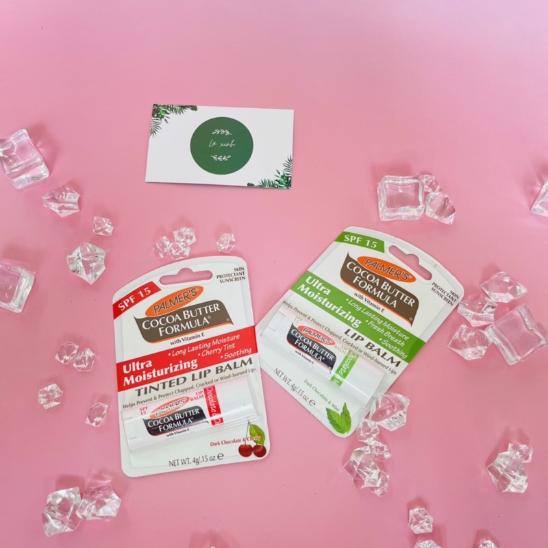 Son Dưỡng Môi Chống Khô Nứt Nẻ SPF15 PALMER'S  - Hương Cherry - Hương Bạc Hà