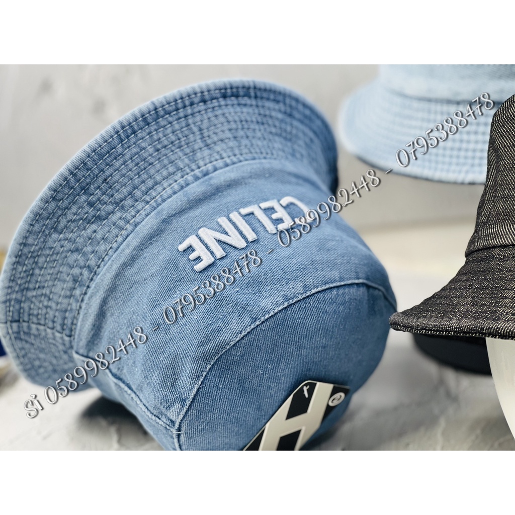 MŨ BUCKET TAI BÈO JEANS CELIN ĐỘI ĐC 2 MẶT CHO NAM VÀ NỮ