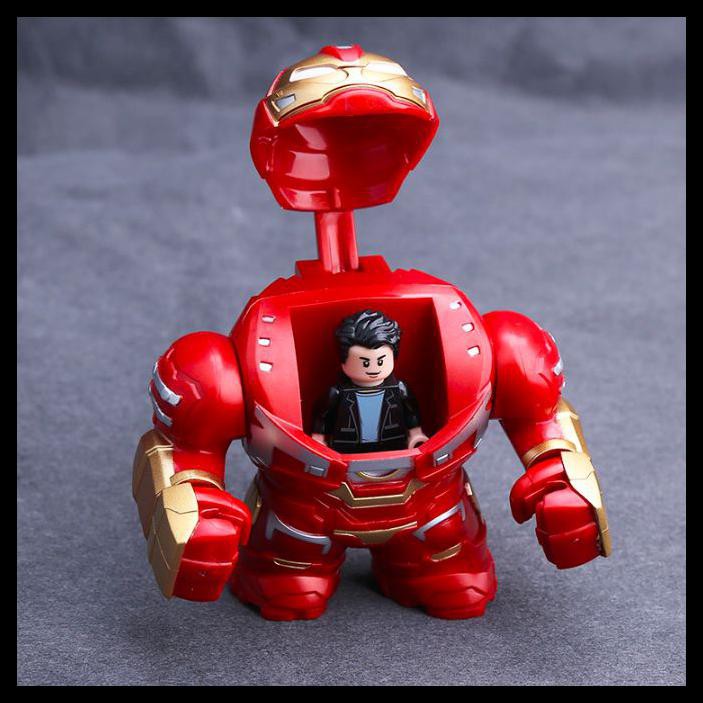 Mô Hình Đồ Chơi Lego Iron Man Hulkbuster Mark 44 + Mark 42