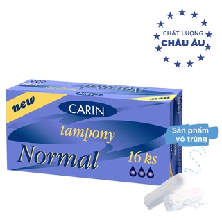 [Chính Hãng]Băng vệ sinh đặt trong Carin Lady Tampons Normal 16 lõi|siêu thấm|chống viêm|EU