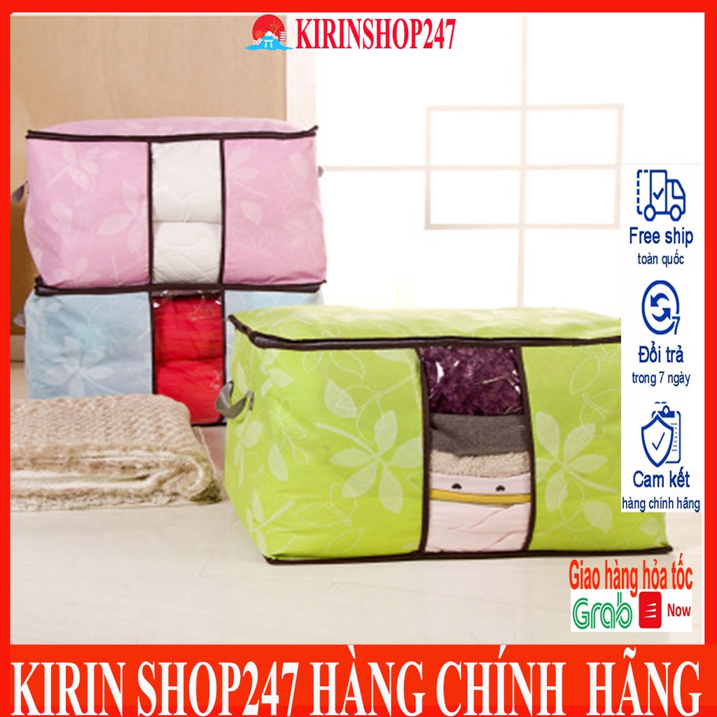 Túi vải đựng chăn màn quần áo Size to 60x44x36cm