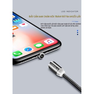 Cáp Sạc nhanh Từ Hít Nam Châm cho thiết bị Lightning / Micro USB / TYPE-C