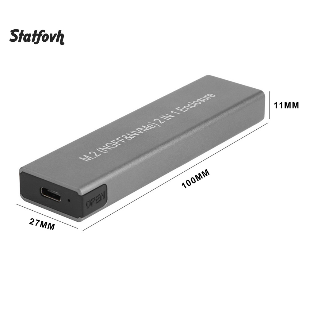 Ổ Cứng Di Động M.2 Ngff Nvme 2 Trong 1 10gbps Tốc Độ Cao Ốp | BigBuy360 - bigbuy360.vn