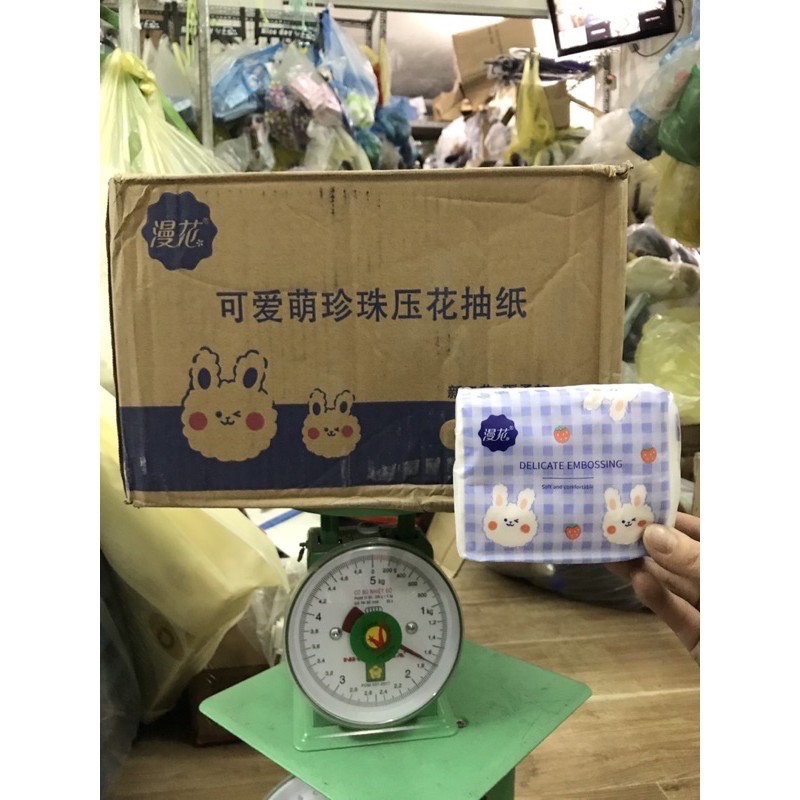 [CHÍNH HÃNG] Thùng 40 gói Giấy ăn thỏ hot hit / Thùng 30 gói giấy ăn cầu vồng Xinmier | BigBuy360 - bigbuy360.vn