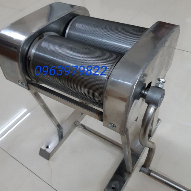 MÁY THÁI BÌ INOX CỠ ĐẠI QUAY TAY