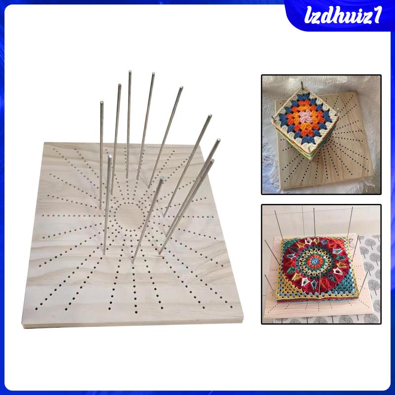 Bảng Chặn Đan Len Với 10 Ghim Siêu Bền Tiện Dụng