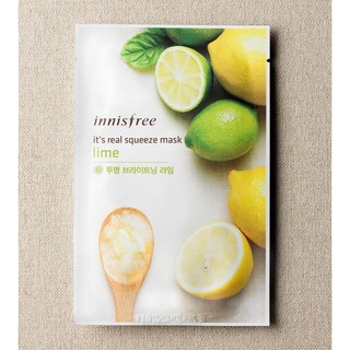 Mặt nạ Innisfree my real squeeze mask lime chiết xuất từ chanh