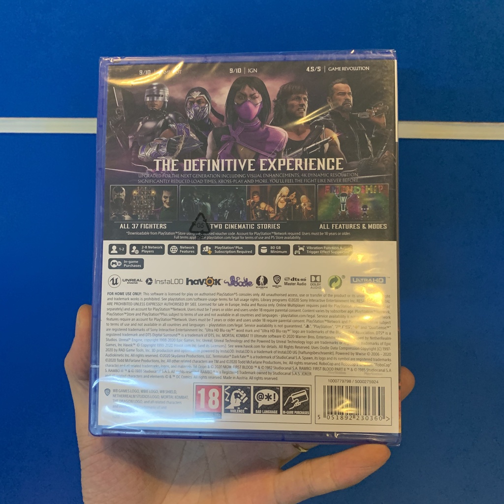 Đĩa game PS5 Mortal Kombat 11 Ultimate Edition