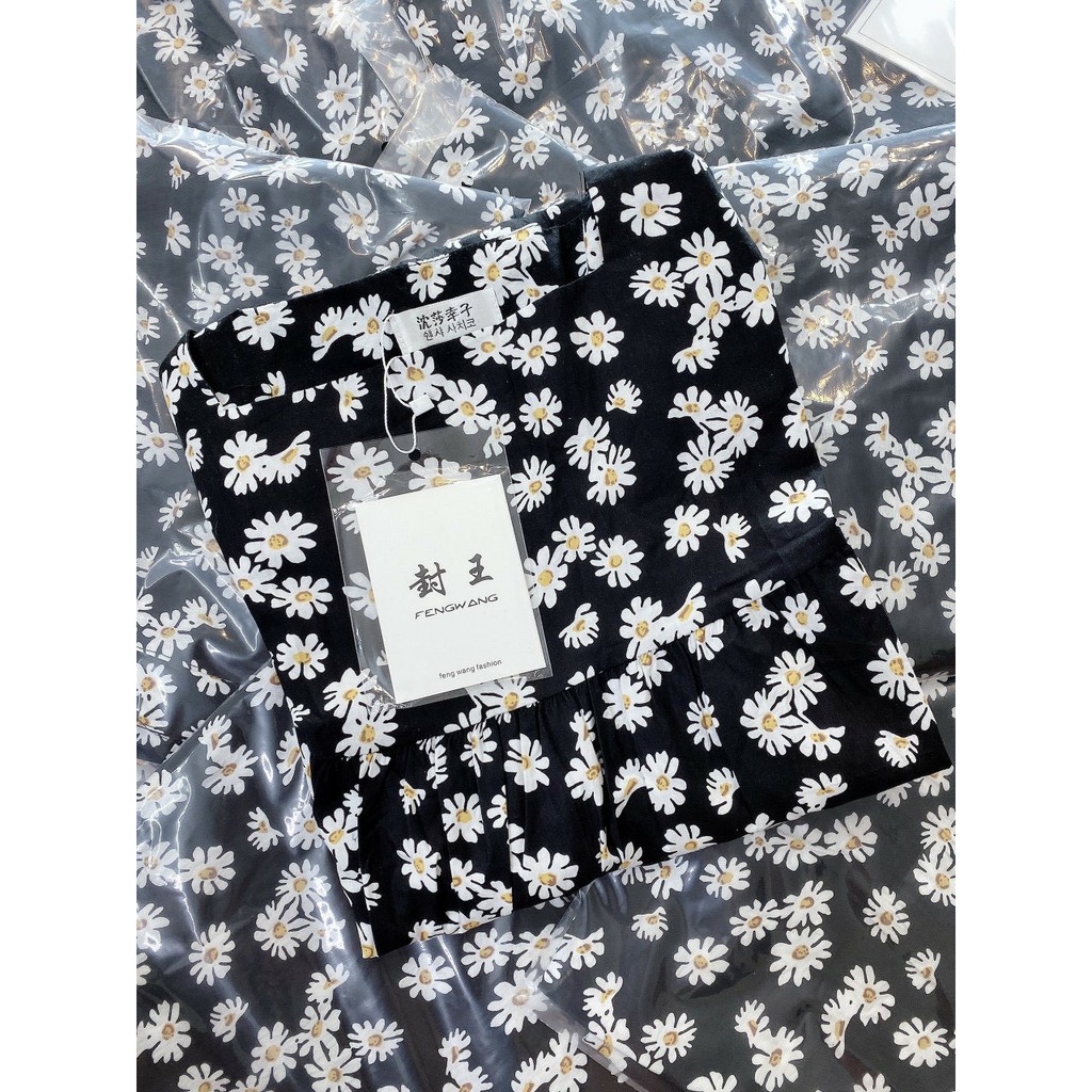 đầm 2 dây cúc họa mi vintage dáng xòe điệu đà - HOT HOT HOT | BigBuy360 - bigbuy360.vn