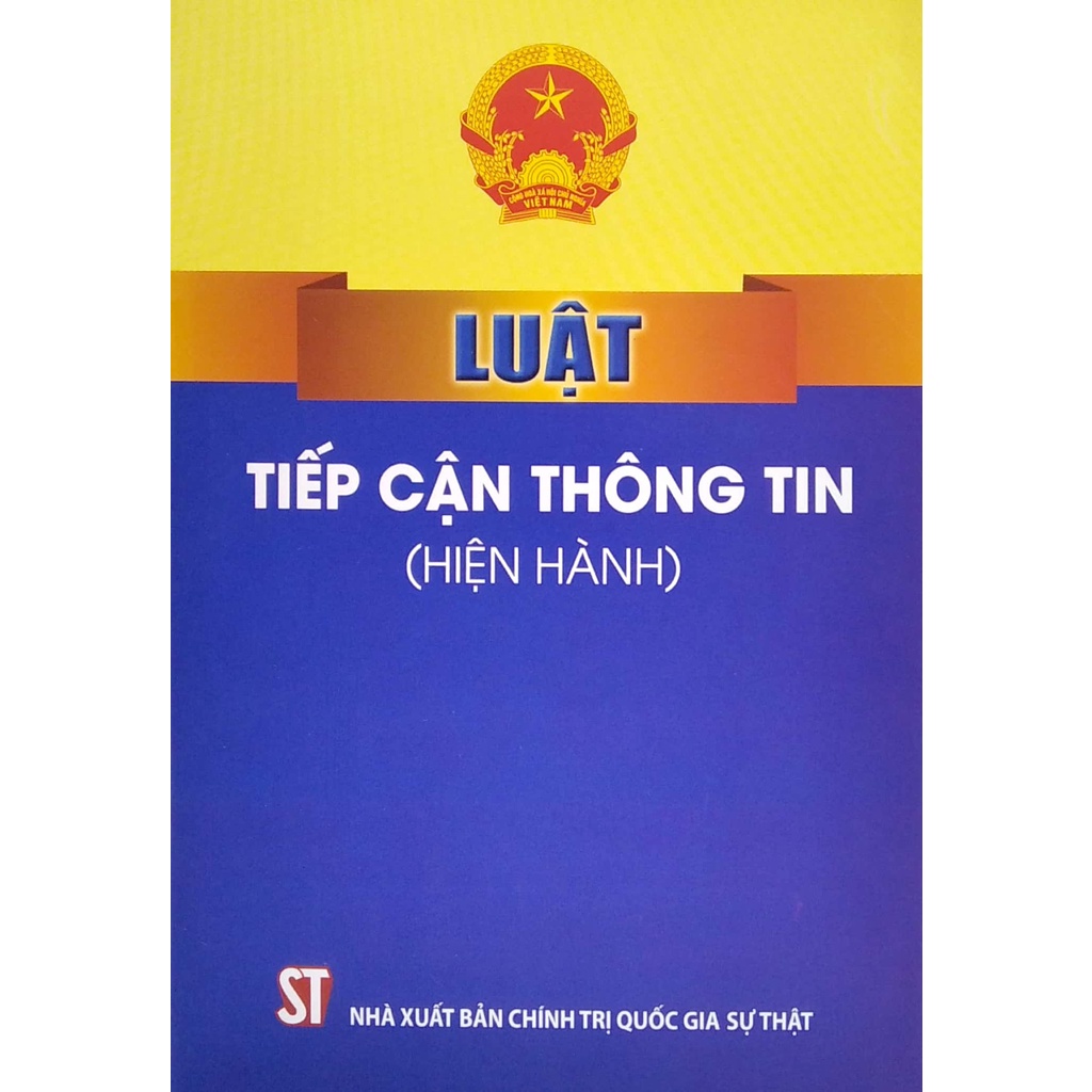 Sách Luật Tiếp Cận Thông Tin