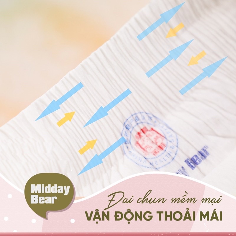 Bỉm dán Midday Bear size S - 74 miếng