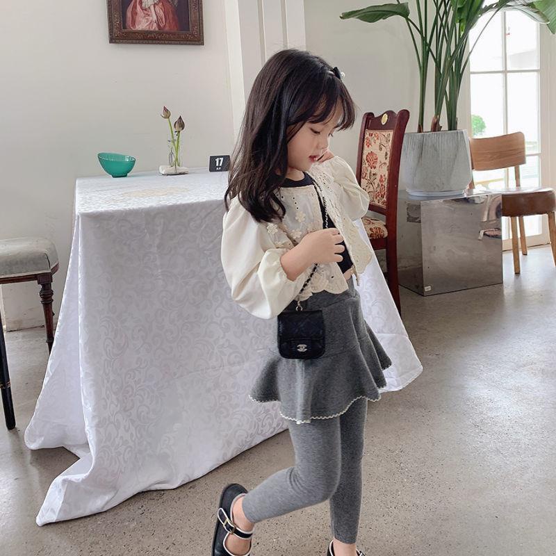 Quần Legging Màu Sắc Trơn Cho Bé Gái