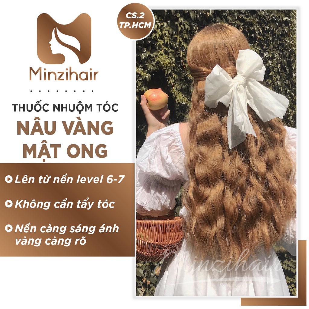 Thuốc Nhuộm Tóc Nâu Vàng Mật Ong - Minzihair HN