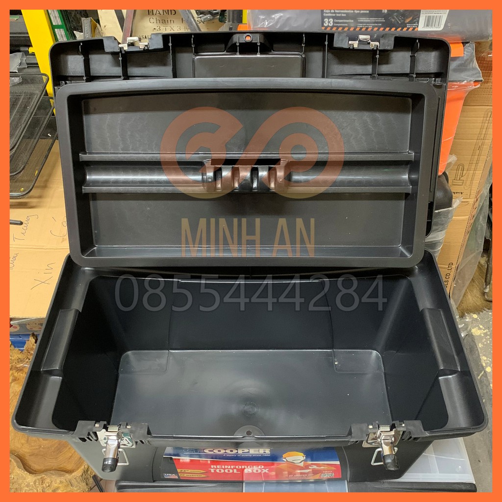 16&quot; Thùng đồ nghề nhựa cao cấp [HÀNG CHÍNH HÃNG] CFCOOPER USA dày dặn, chắc chắn, chất lượng