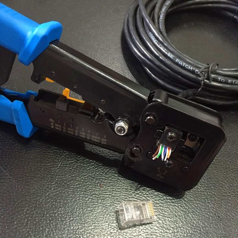 Kìm bấm mạng cho đầu RJ45 xuyên thấu